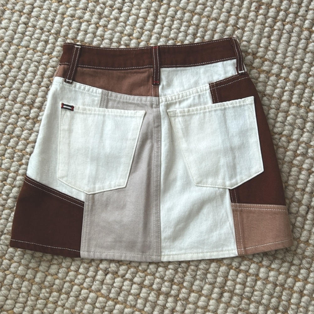 Alice & Olivia Colorblock pattern mini skirt - Picture 7 of 7